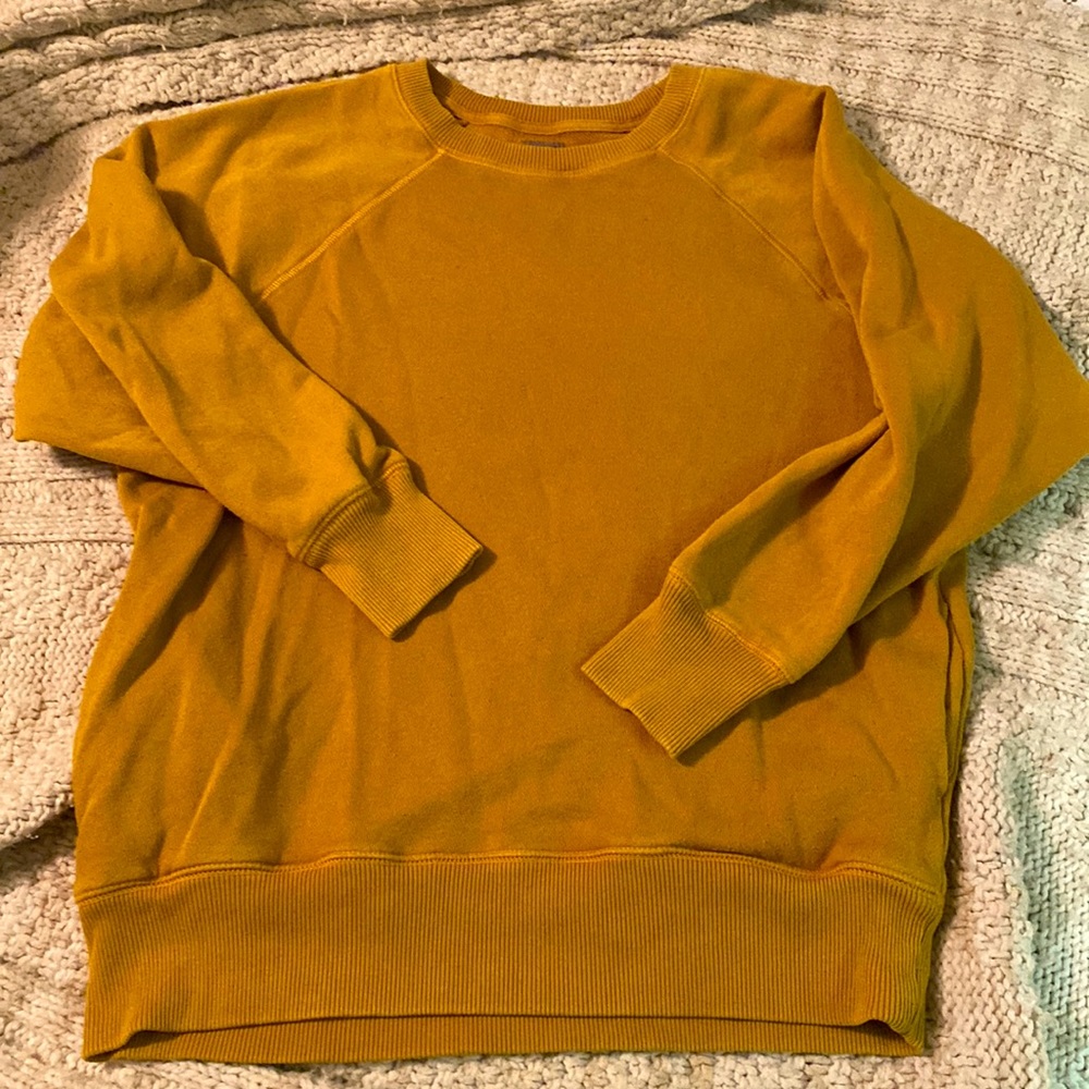 Aerie batwing destressed sweatshirt with pockets
